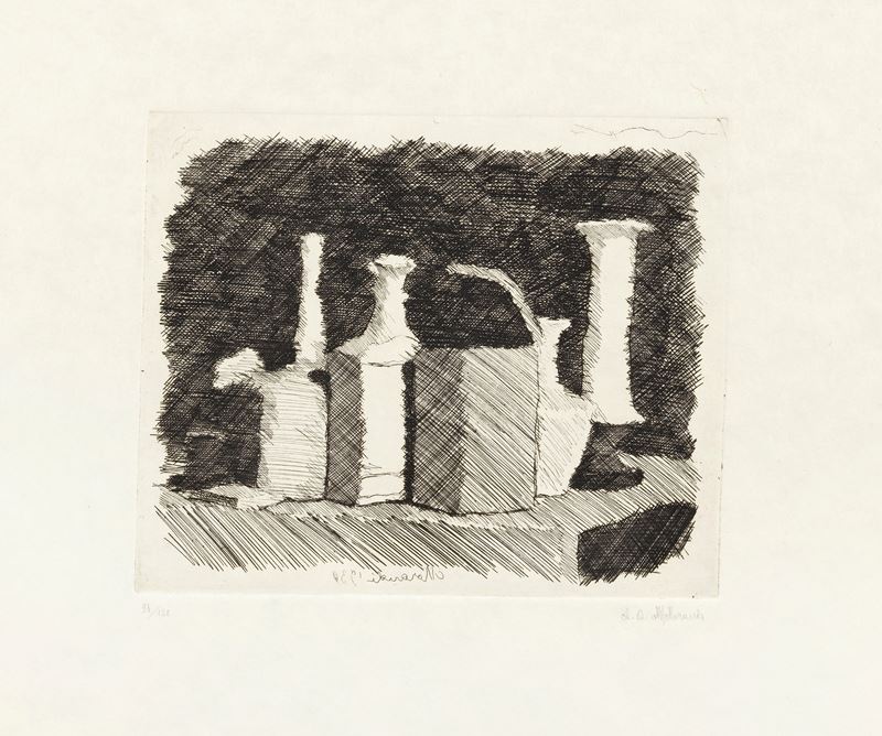 Giorgio Morandi - Natura Morta con Sei Oggetti