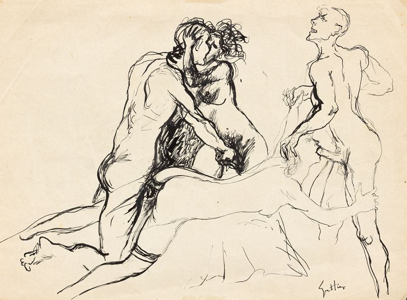 Renato Guttuso - Senza Titolo
