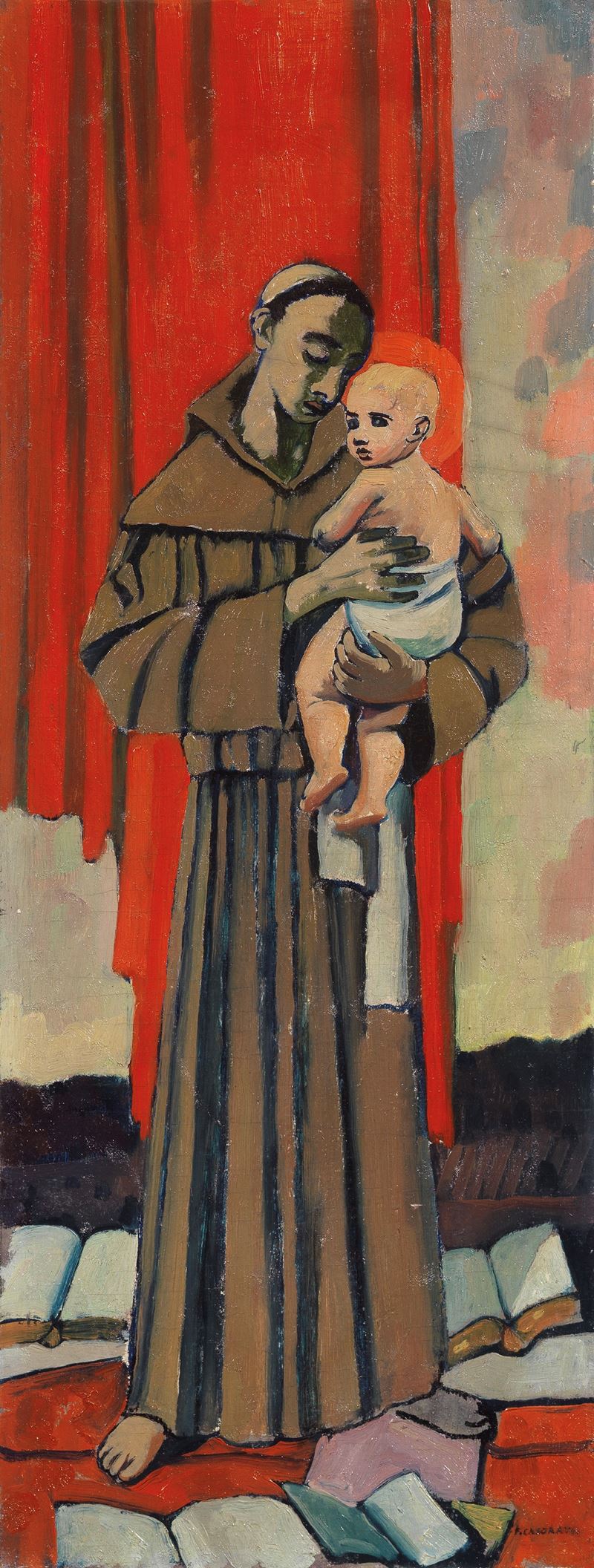 Felice Casorati - Studio per «sant'antonio da Padova»