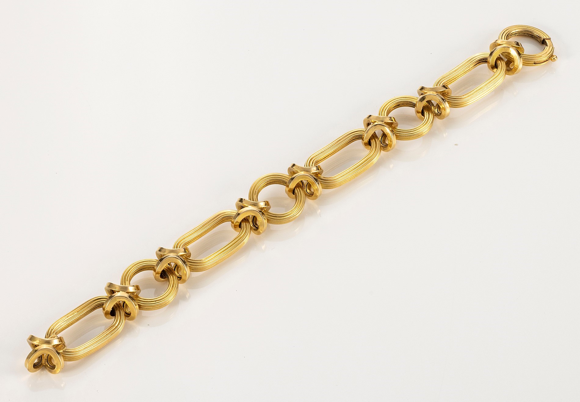 Bracciale a Maglie in Oro Giallo