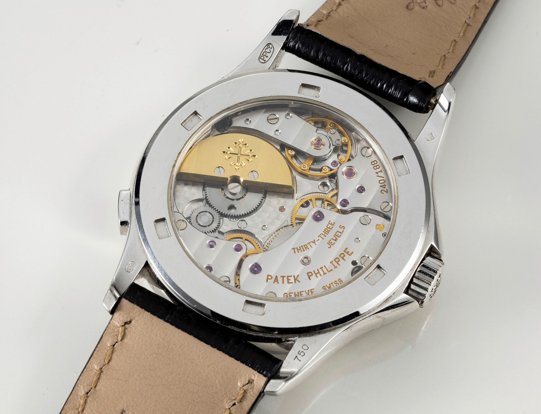 Patek Philippe Ora Universale Oro Bianco Orologio da Polso, Ref. 5110g-001, 2004