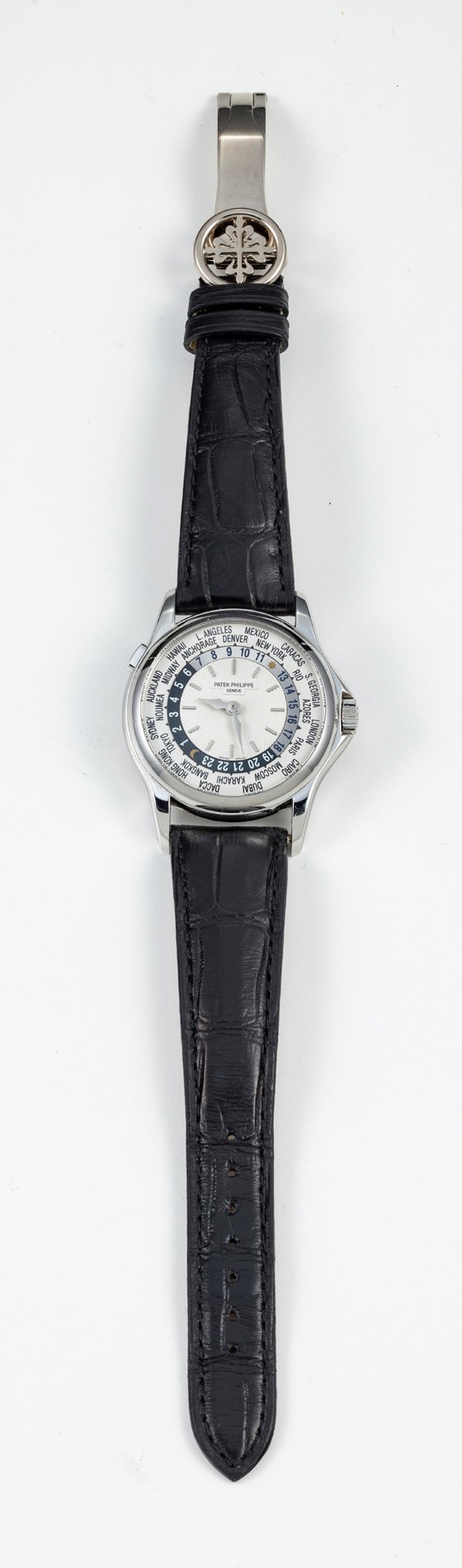 Patek Philippe Ora Universale Oro Bianco Orologio da Polso, Ref. 5110g-001, 2004