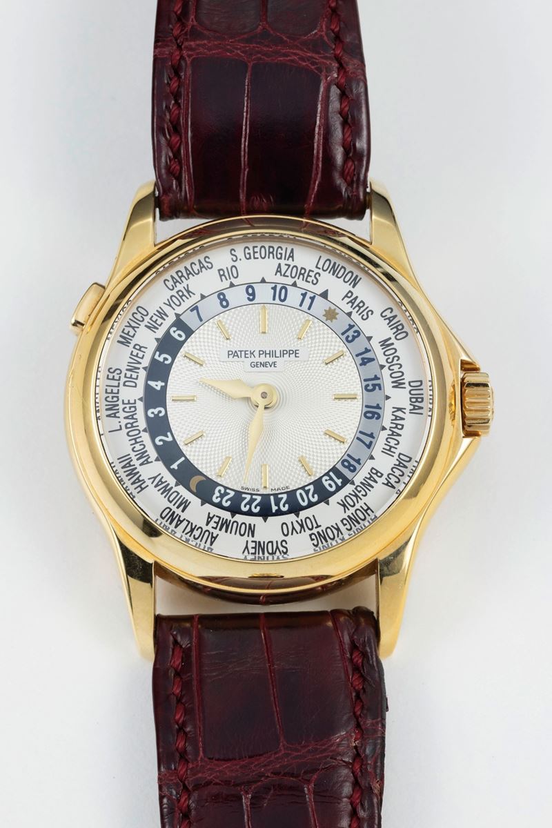 Patek Philippe Ora Universale Oro Giallo Orologio da Polso, Ref. 5110j-001, 2002