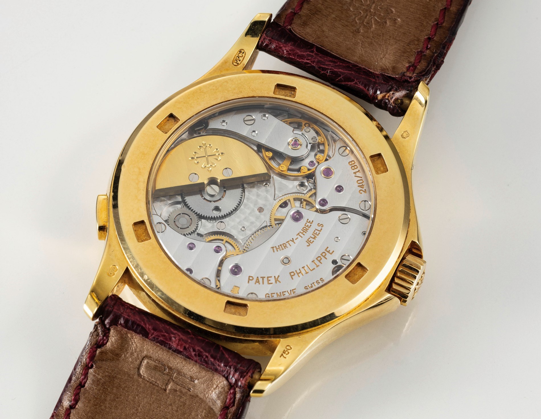 Patek Philippe Ora Universale Oro Giallo Orologio da Polso, Ref. 5110j-001, 2002