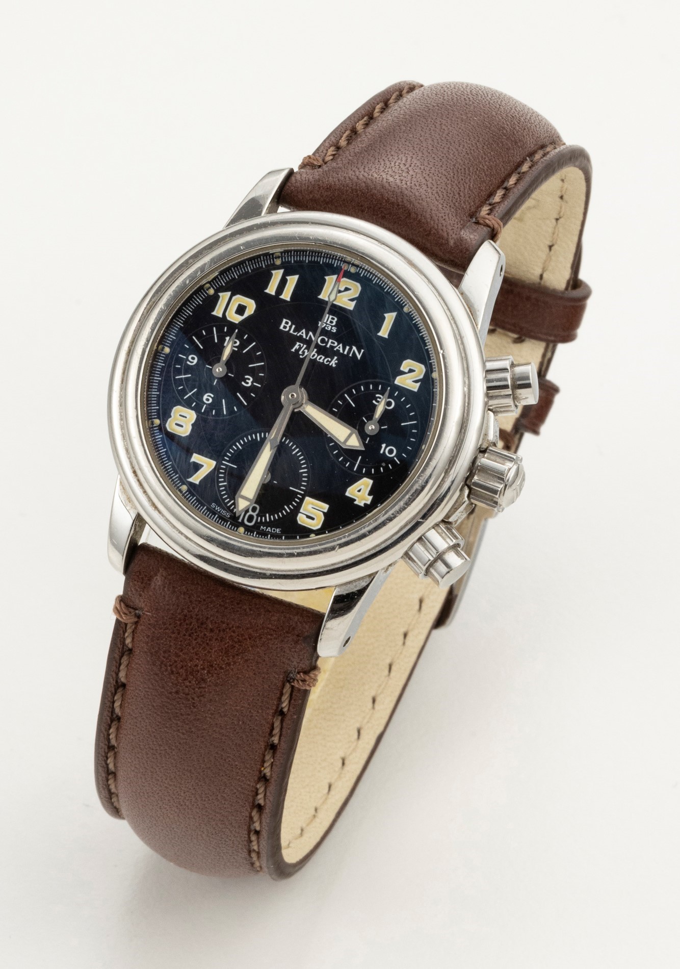 Blancpain Cronografo Flyback Orologio da Polso, Ref. C2385-1130-53f, 1997