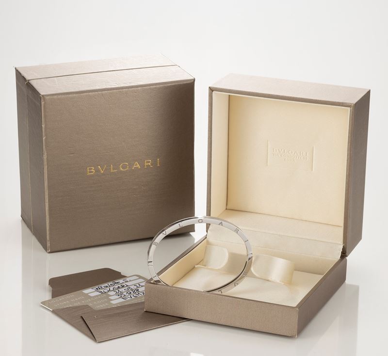 Bulgari B.Zero1 bracciale in oro bianco