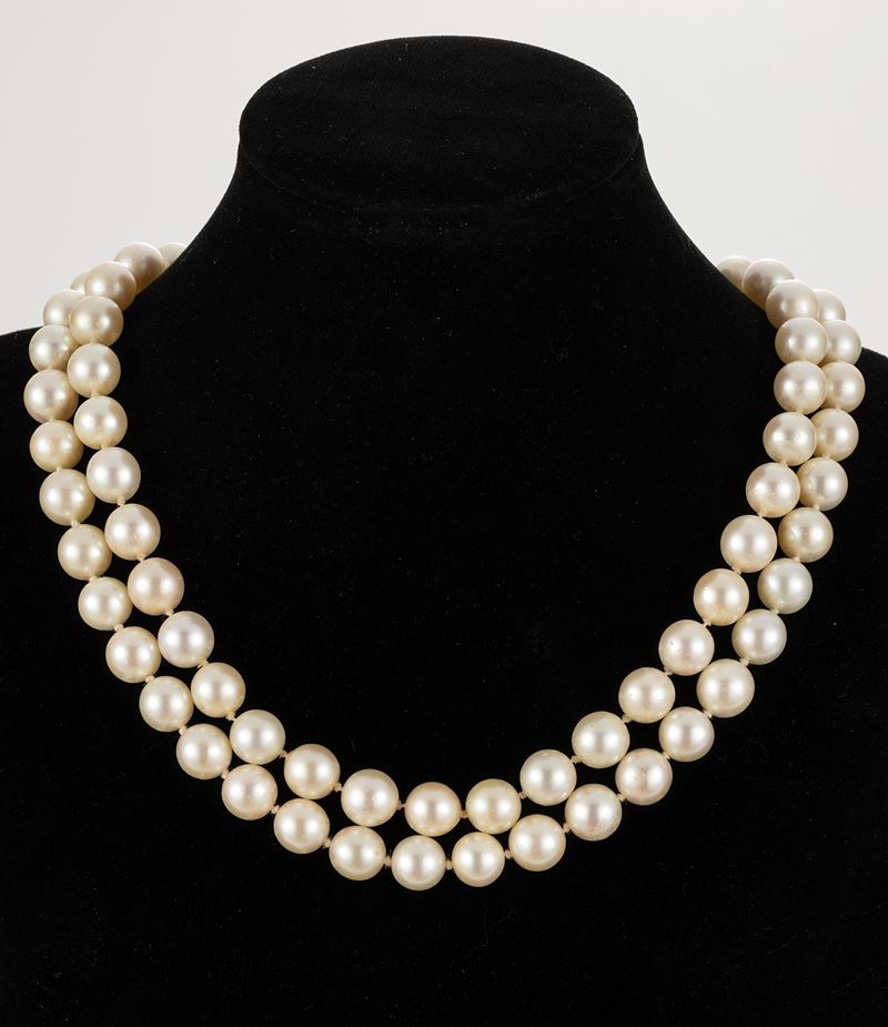 Collana di Perle Coltivate