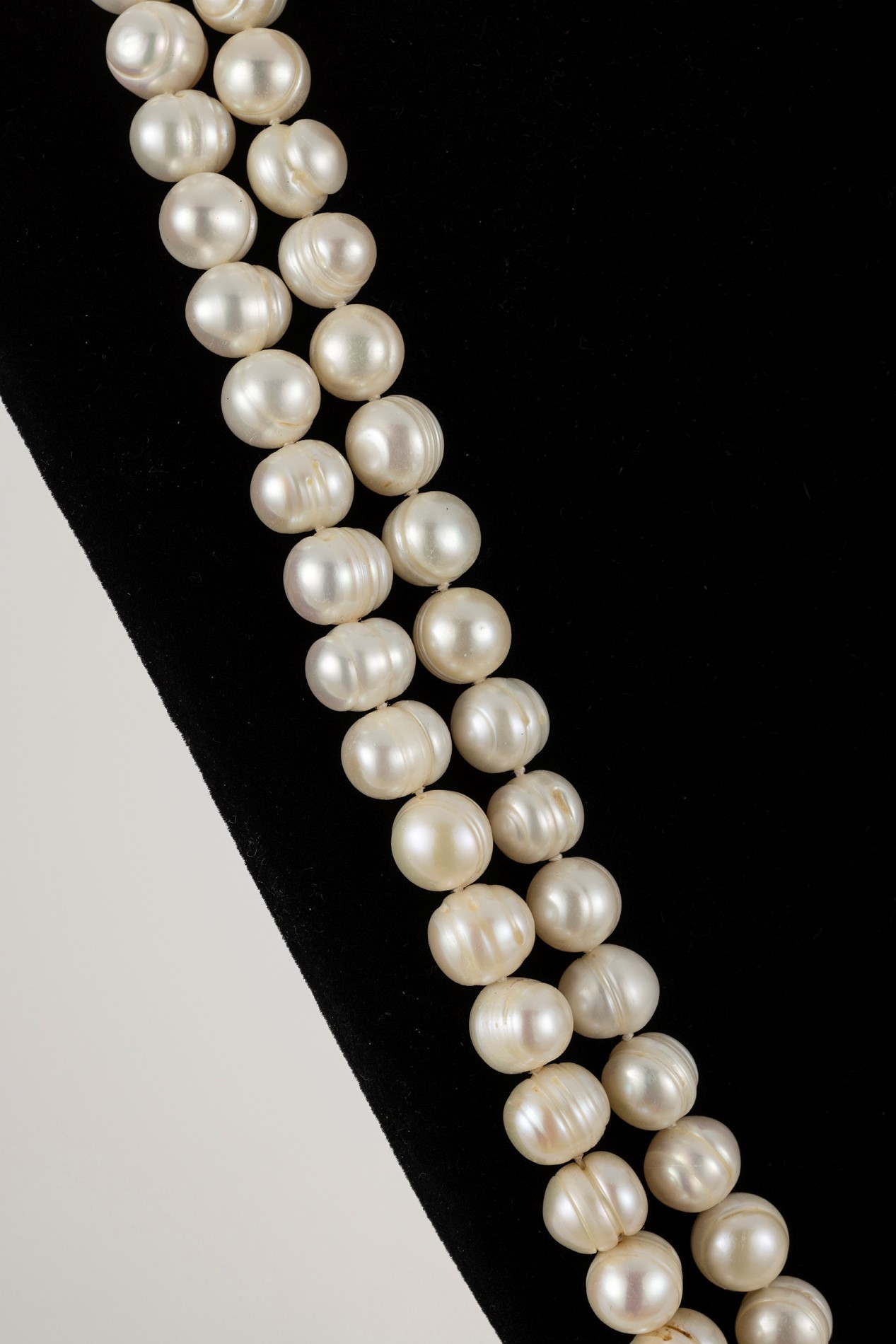 Lunga Collana di Perle D'acqua Dolce
