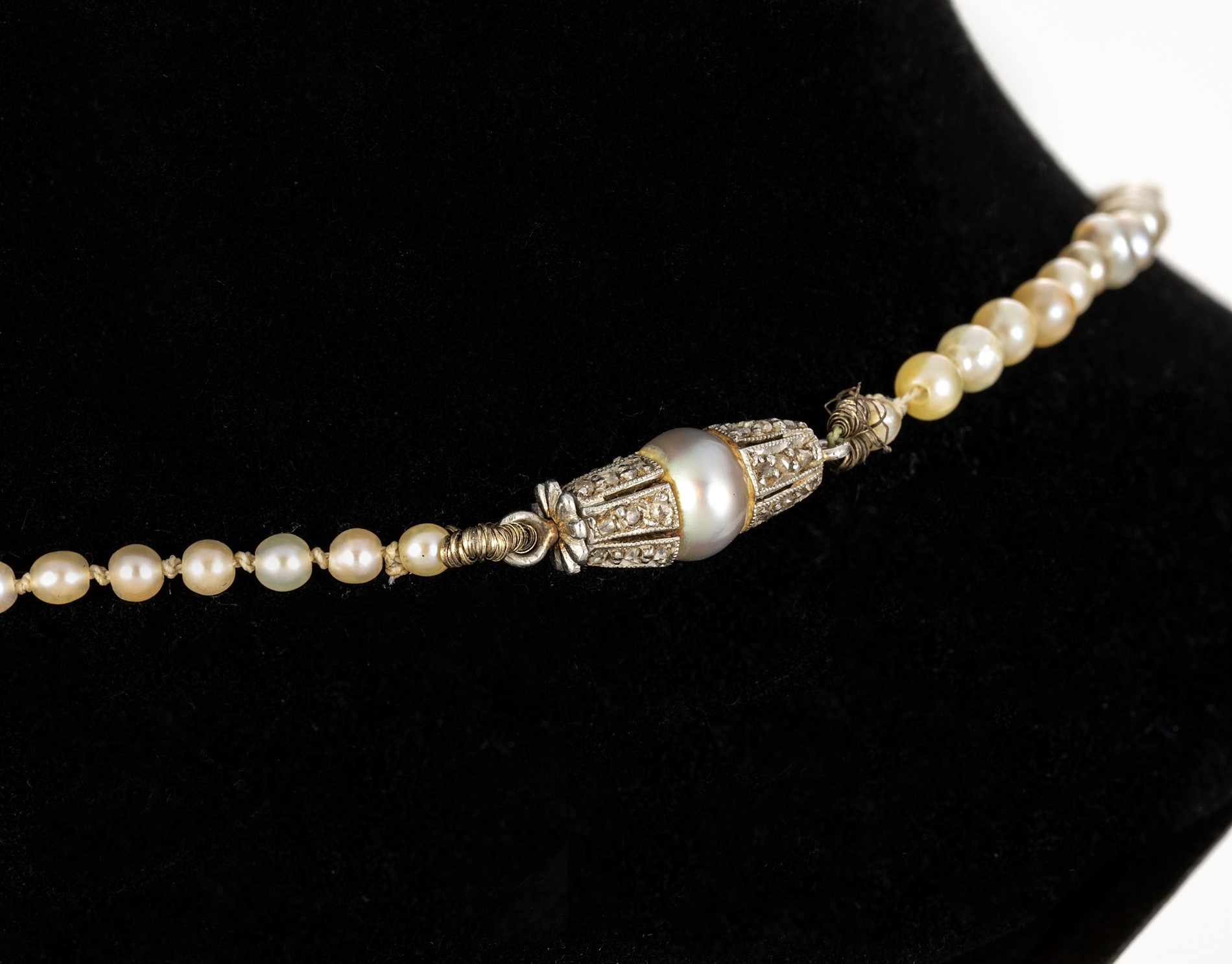 Collana di Perle Coltivate in Gradazione