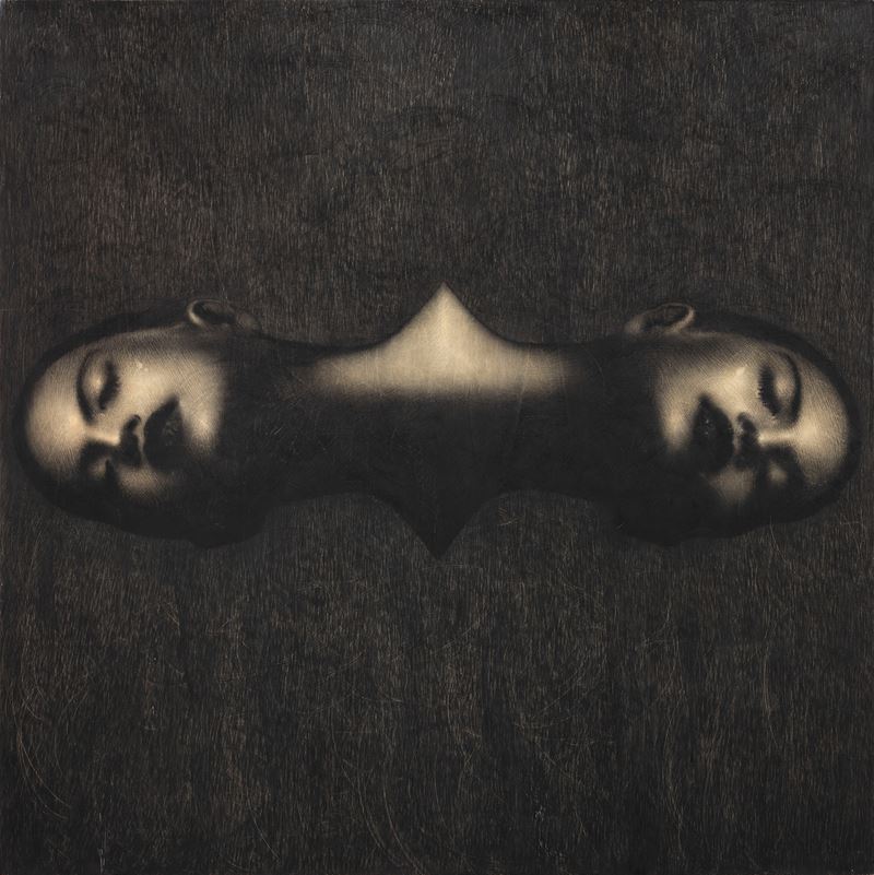 Omar Galliani - Grande Disegno Siamese