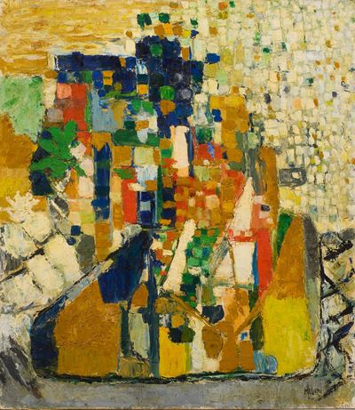 Portofino, olio su tela, 1954