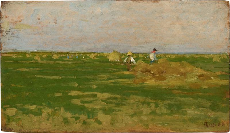 Luigi Gioli - La Raccolta del Fieno