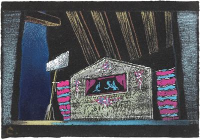 Bozzetto di Scena per «el Retablo», Variante