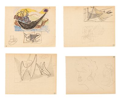Quattro Disegni da «i Taccuini Capresi»