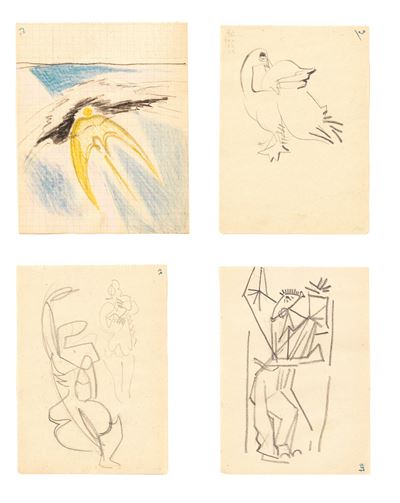 Quattro Disegni da «i Taccuini Capresi»