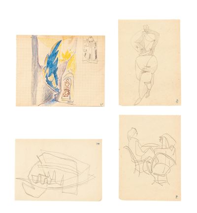 Quattro Disegni da «i Taccuini Capresi»