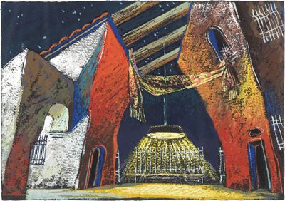 Bozzetto di Scena per «bolero»