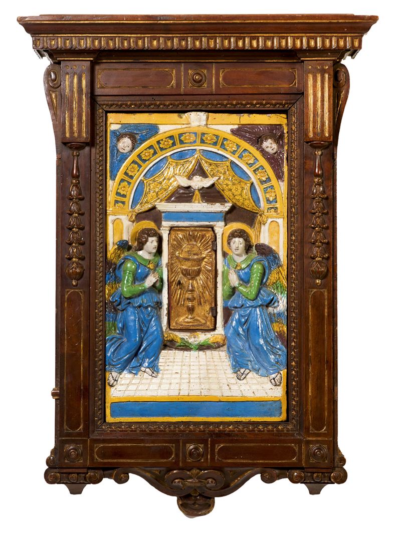 Giovanni della Robbia - Ciborio Architettonico con Angeli Adoranti