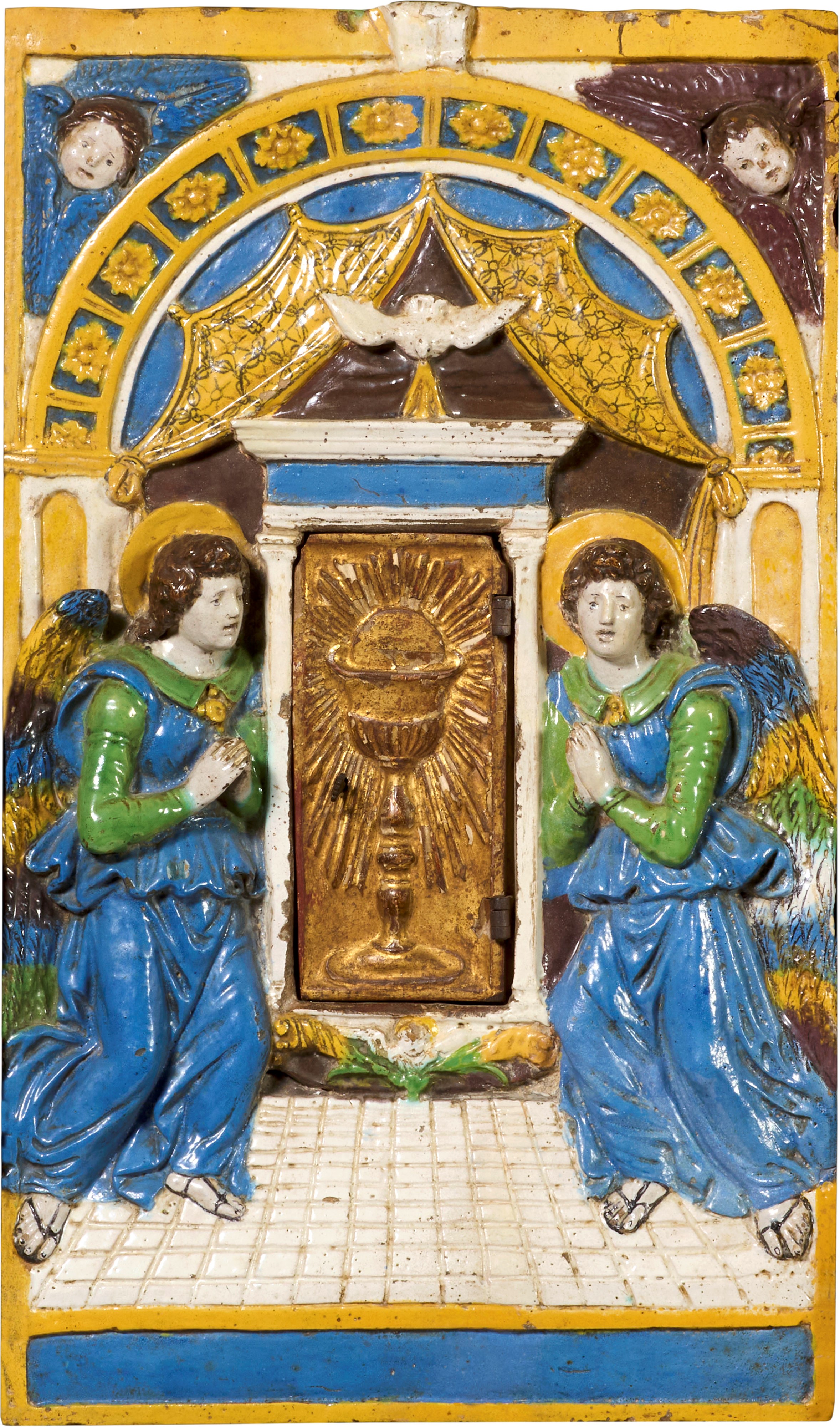 Ciborio architettonico con Angeli adoranti