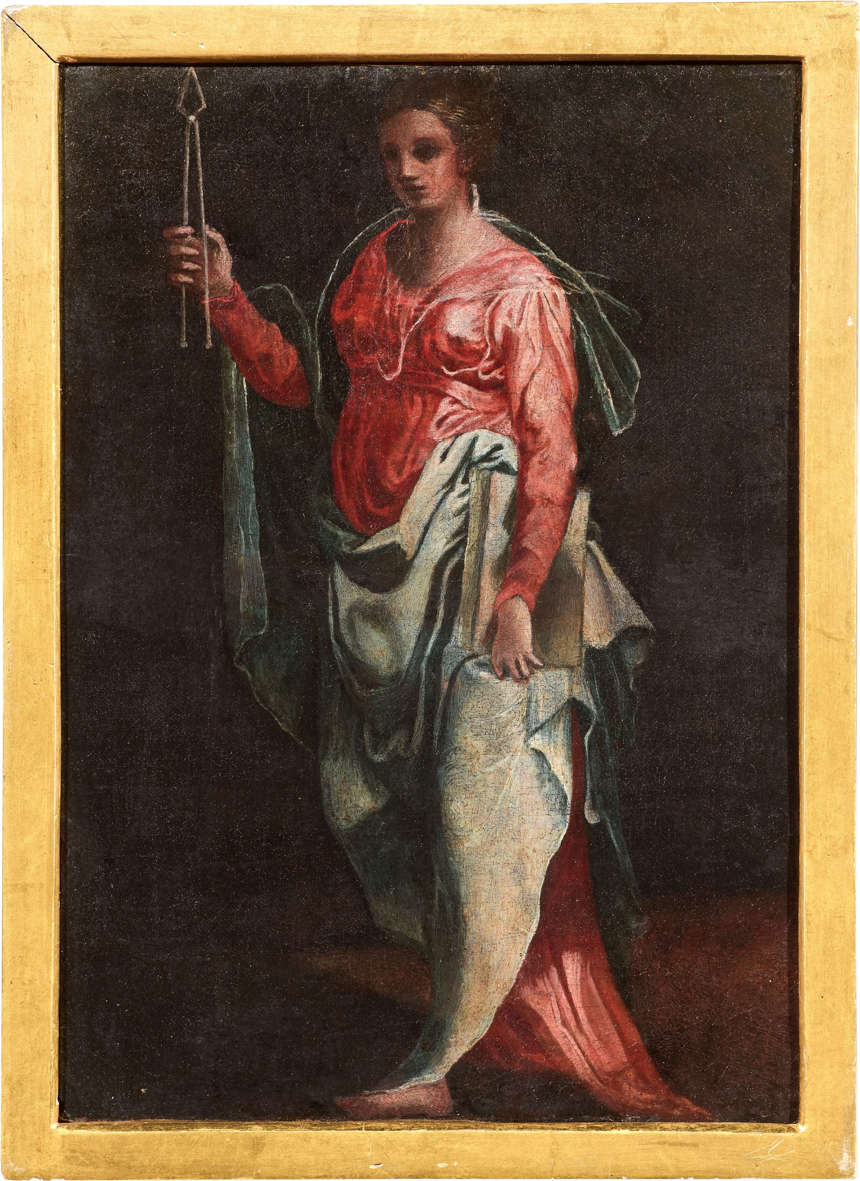 Giovan Battista Naldini (attr. A) - «santa Caterina» e «santa Apollonia»