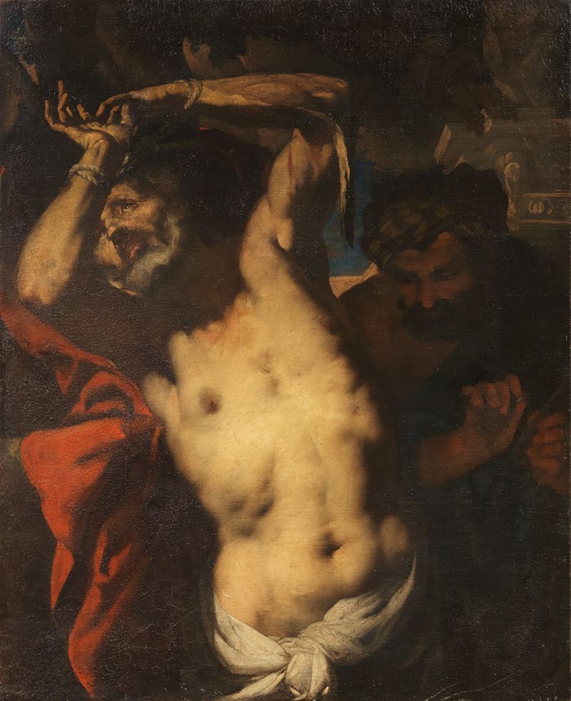Scuola Genovese del XVII Secolo - Martirio di San Bartolomeo