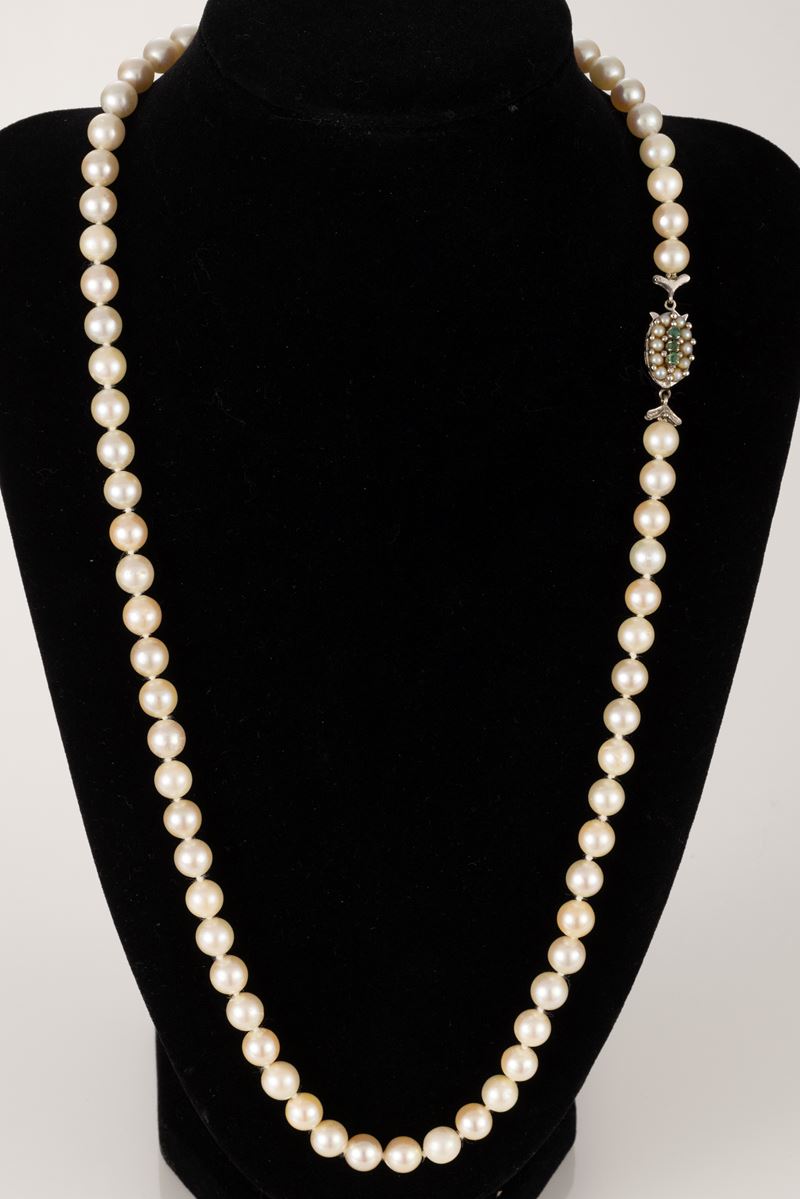 Collana di perle coltivate