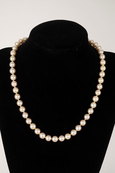 Collana Girocollo in Perle Coltivate