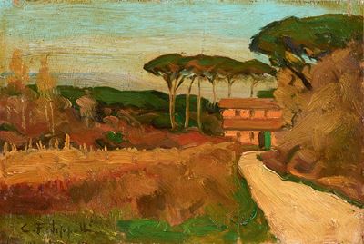 Paesaggio con Casolare