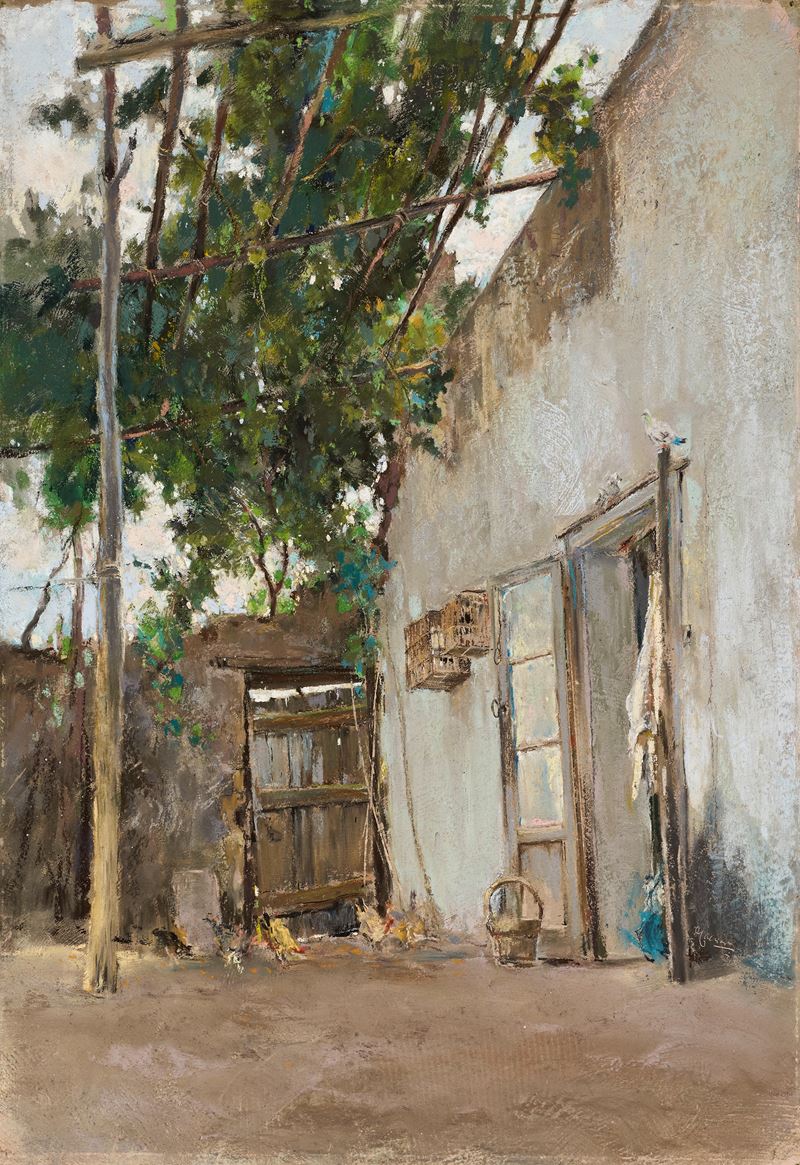 Giuseppe Casciaro - Rustico con Pergolato