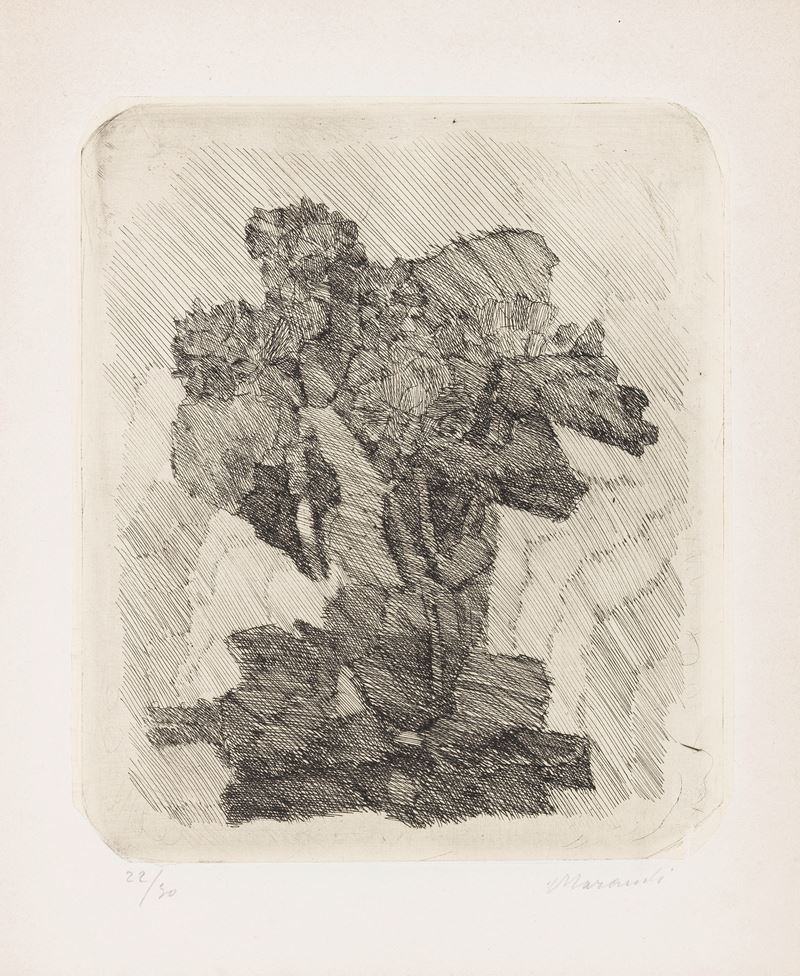 Giorgio Morandi - Gerani Dentro un Bicchiere