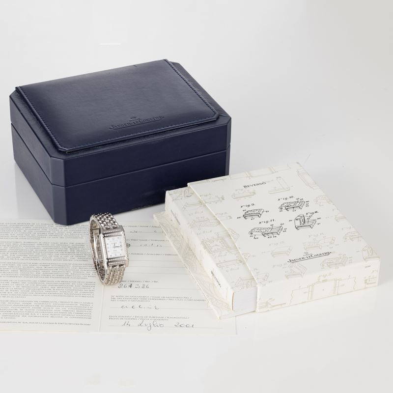 Raro Jaeger LeCoultre Reverso, ref. 267.3.86, 2000