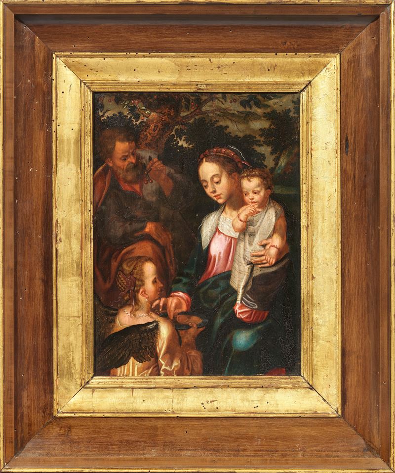 Sacra Famiglia con Angelo