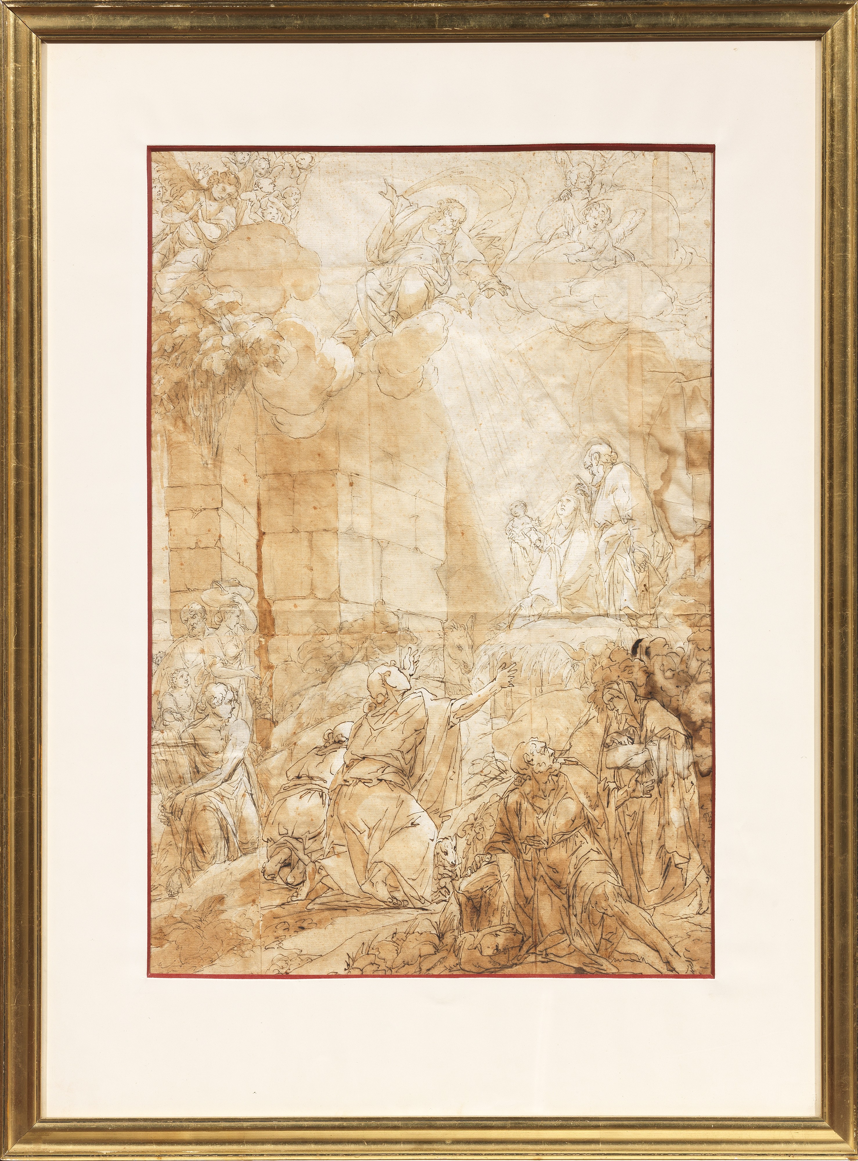 Due opere raffiguranti «Adorazione dei pastori»