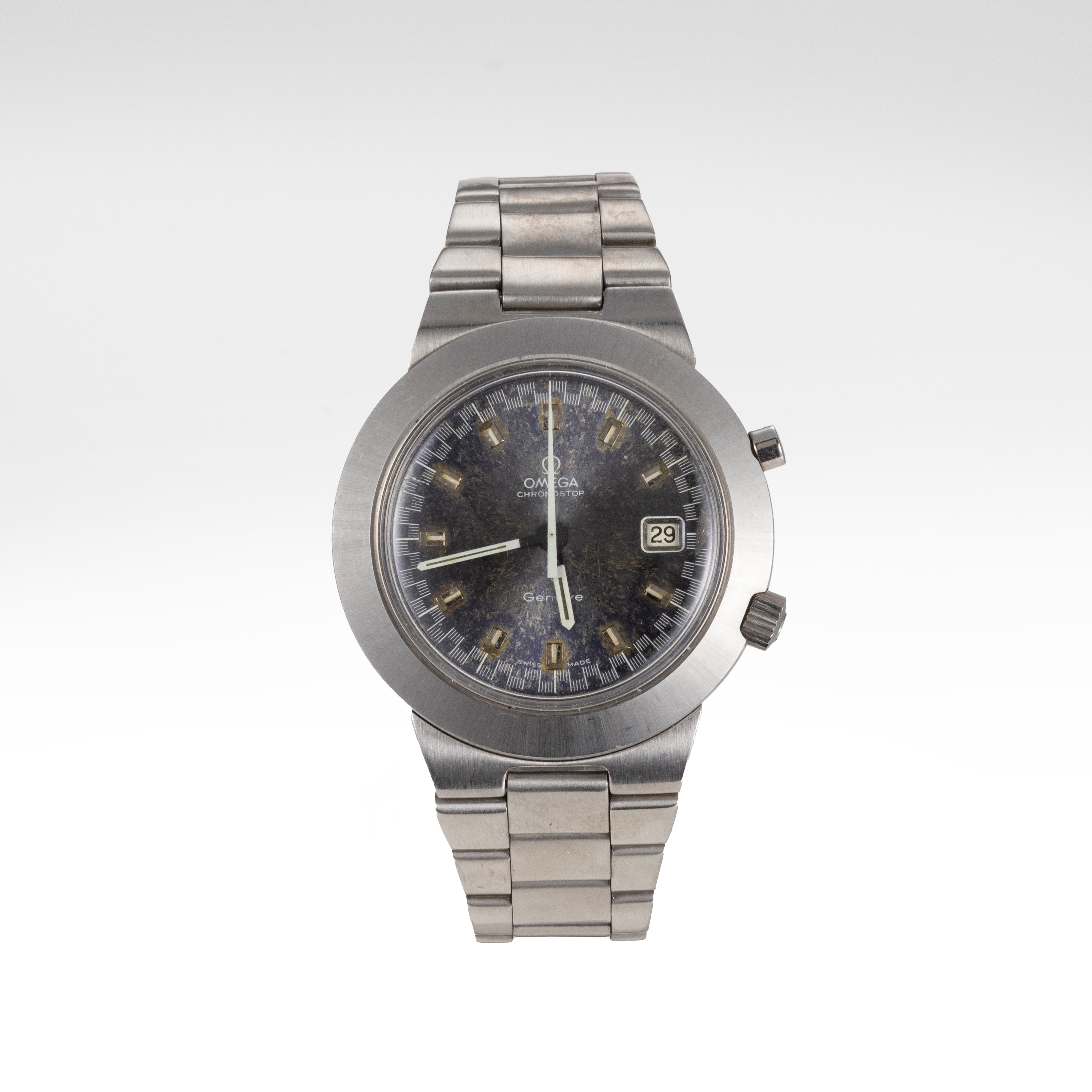 Raro Omega Chronostop Jumbo, ref. 146012, 1970