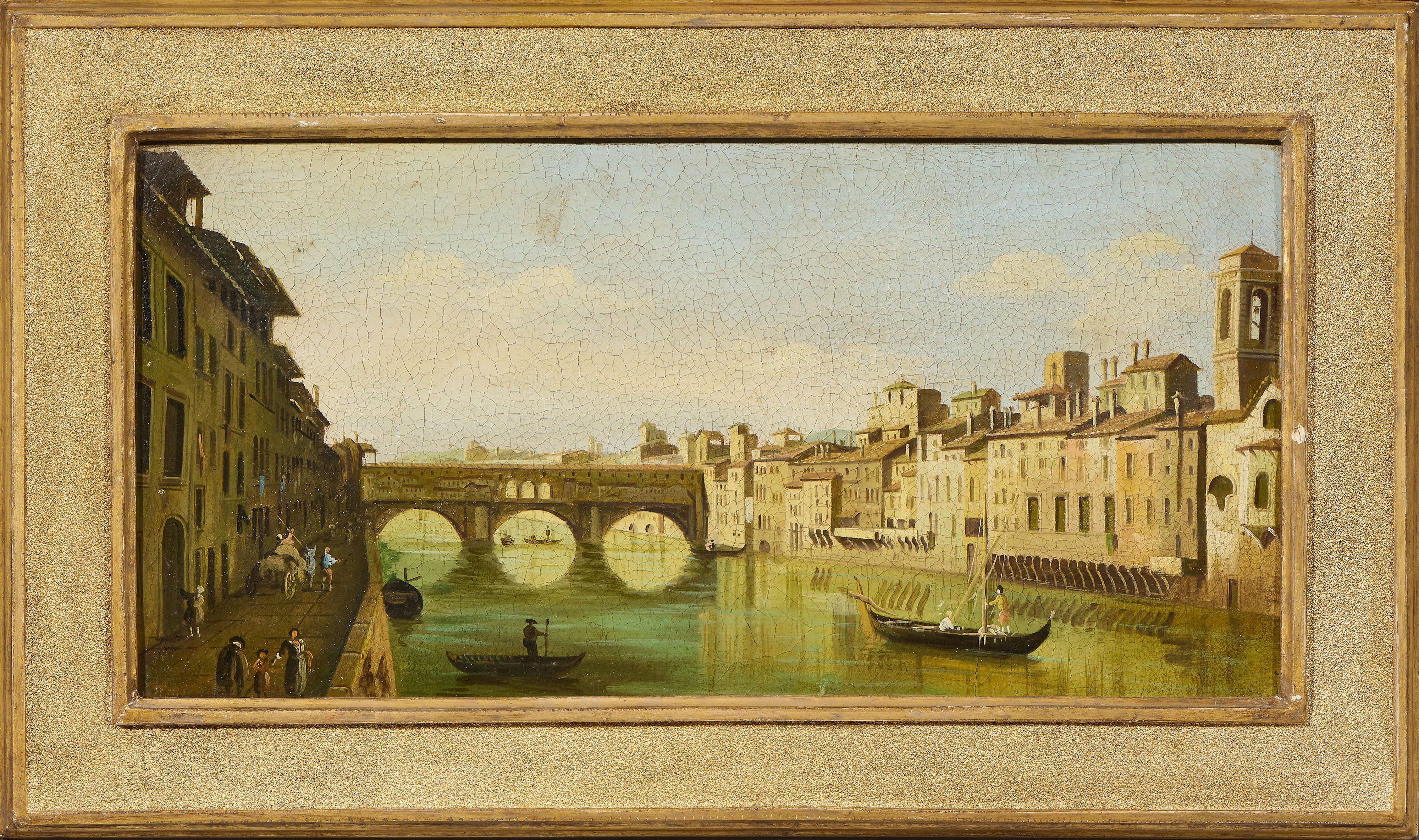 «Veduta di Canal Grande a Venezia» e «Veduta di Ponte Vecchio a Firenze»