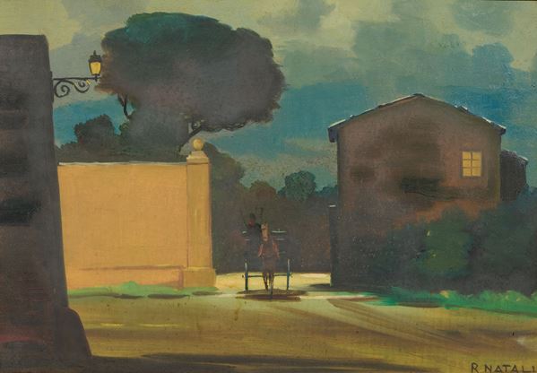 Renato Natali - Notturno con carrozza