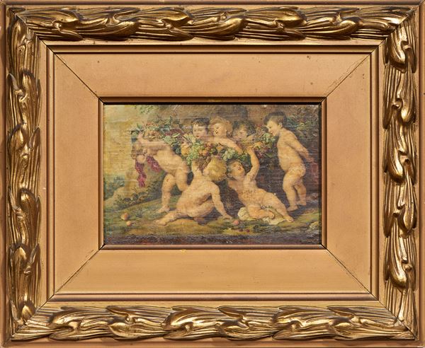 Ignoto del XIX - XX secolo - Giochi di putti