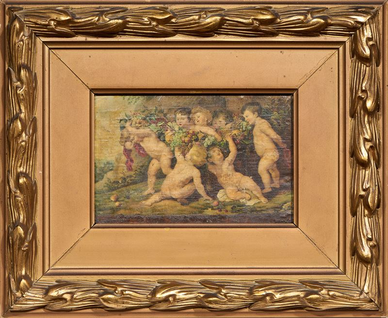 Ignoto del XIX - XX Secolo - Giochi di Putti