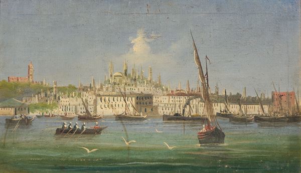 Ignoto del XX secolo - Veduta di Istanbul