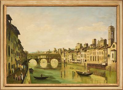 Veduta di Ponte Vecchio a Firenze