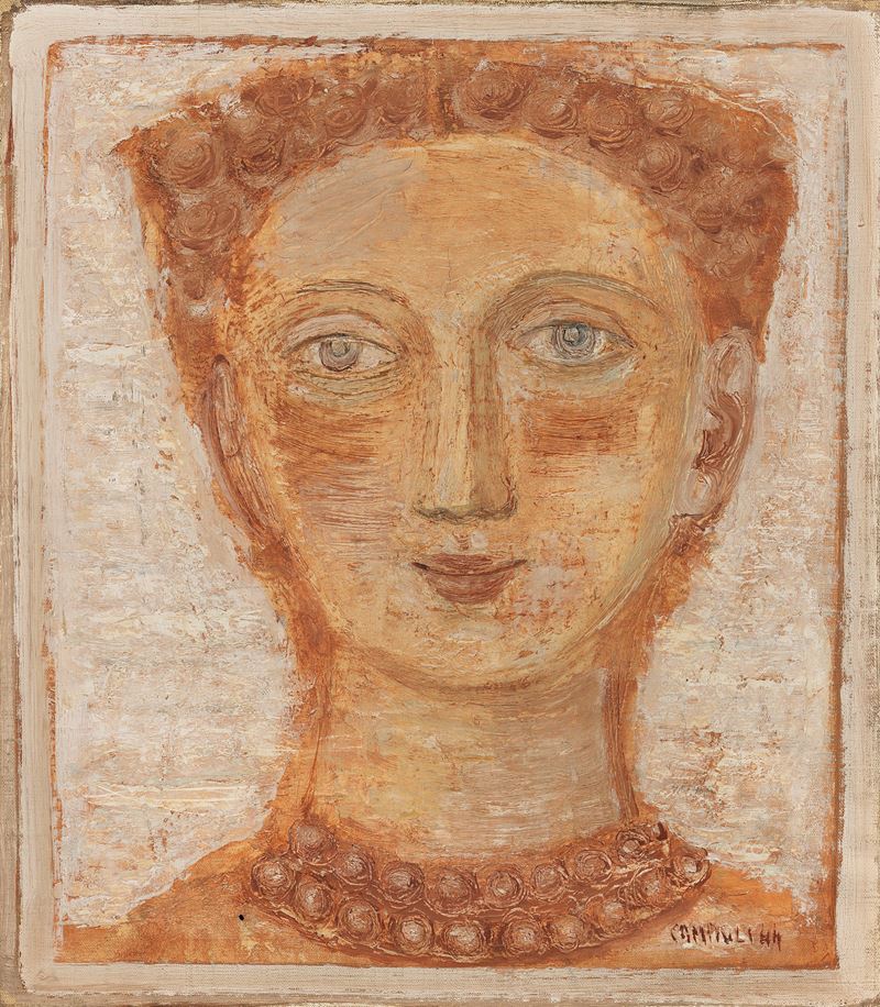 Massimo Campigli - Testa Femminile