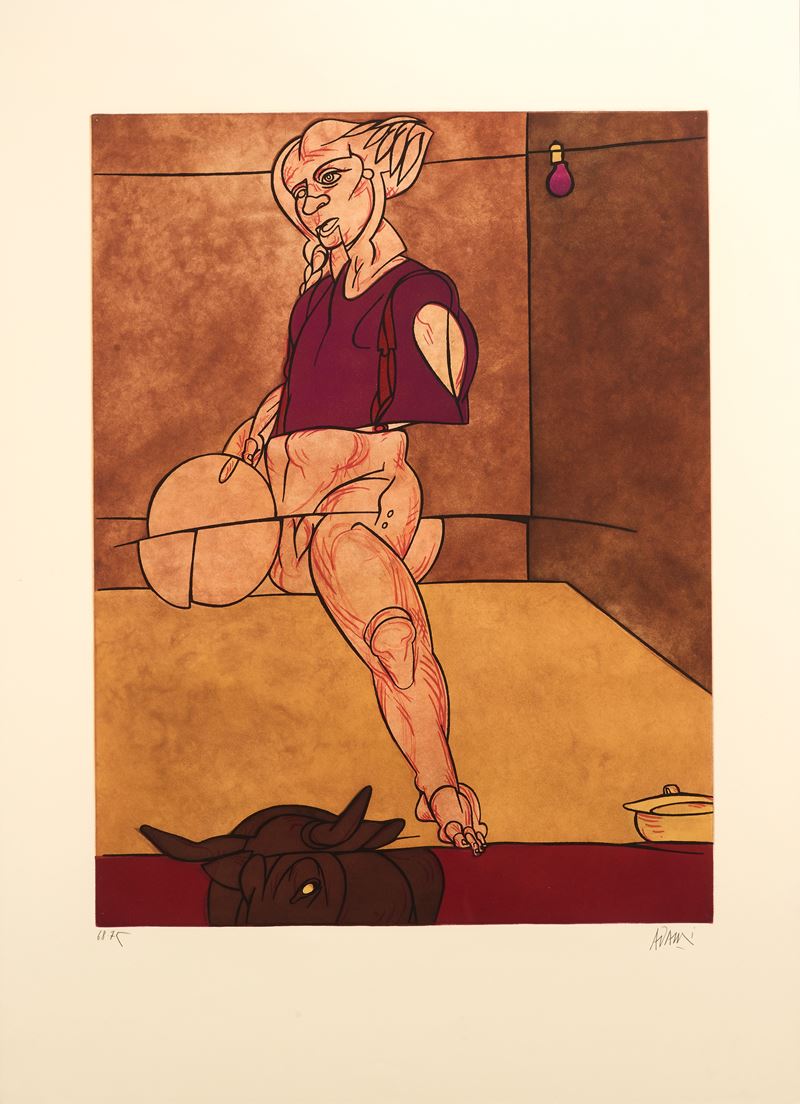 Valerio Adami - Due Grafiche