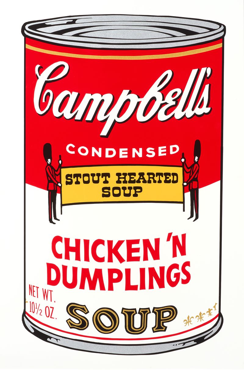 Andy Warhol (D'après) - Due Grafiche a Soggetto «campbell's Soup»