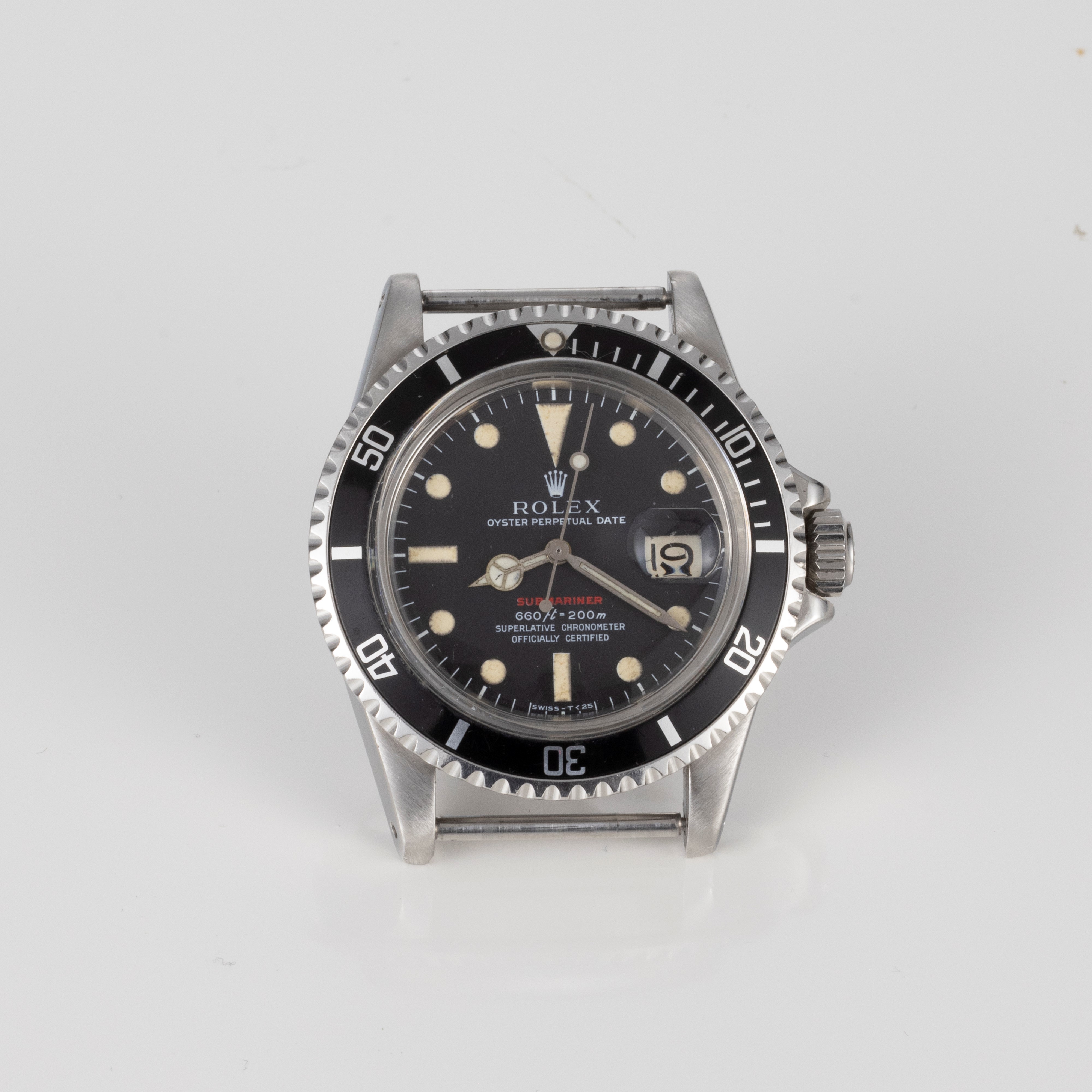 Raro Rolex Submariner Scritta Rossa, ref. 1680, 1977