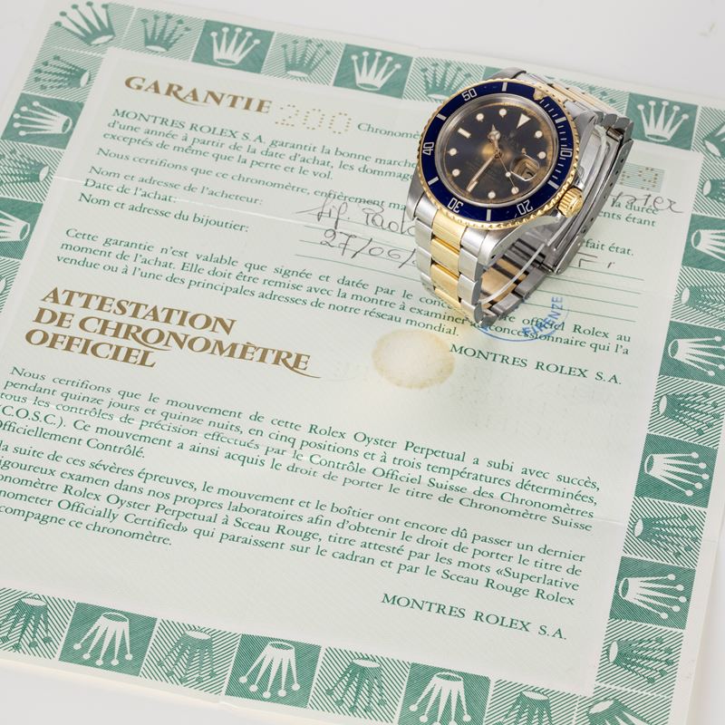 Raro Rolex Submariner, ref. 16803, 1984