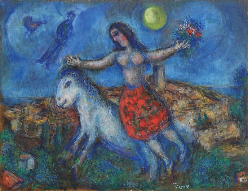 Marc Chagall - L'écuyère À Saint-paul