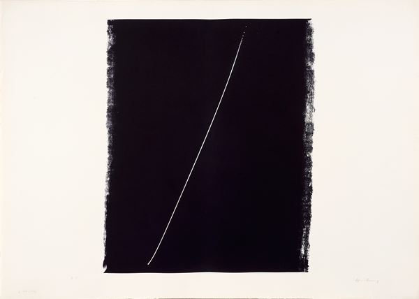 Hans Hartung : L 1973-44  (1973)  - Litografia, es. H.C. - Auction Paintings, Drawings, Sculpures and Multiples - Casa d'aste Farsettiarte