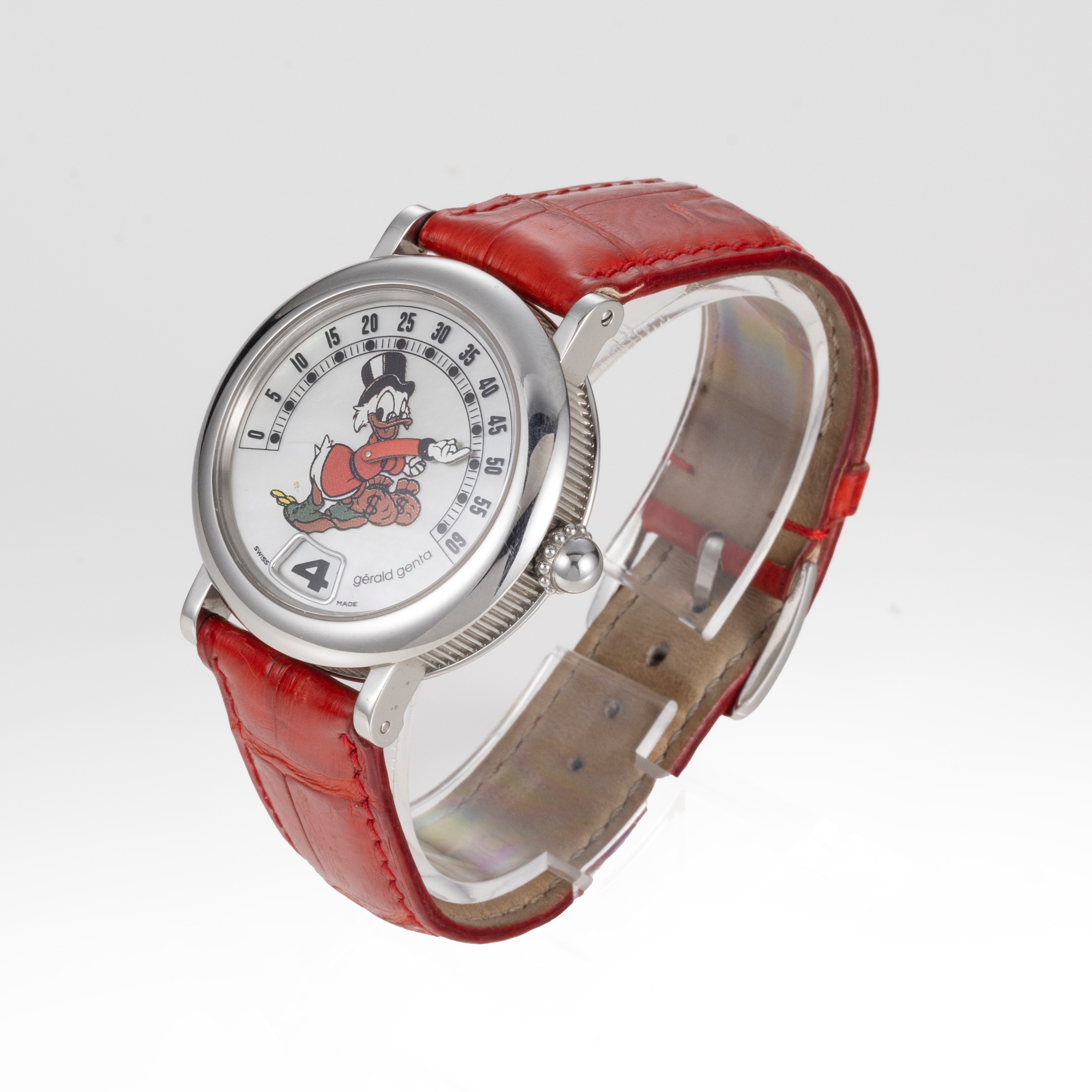 Raro Gerald Genta Retro Disney Paperone, ref. G3632, anni 2000