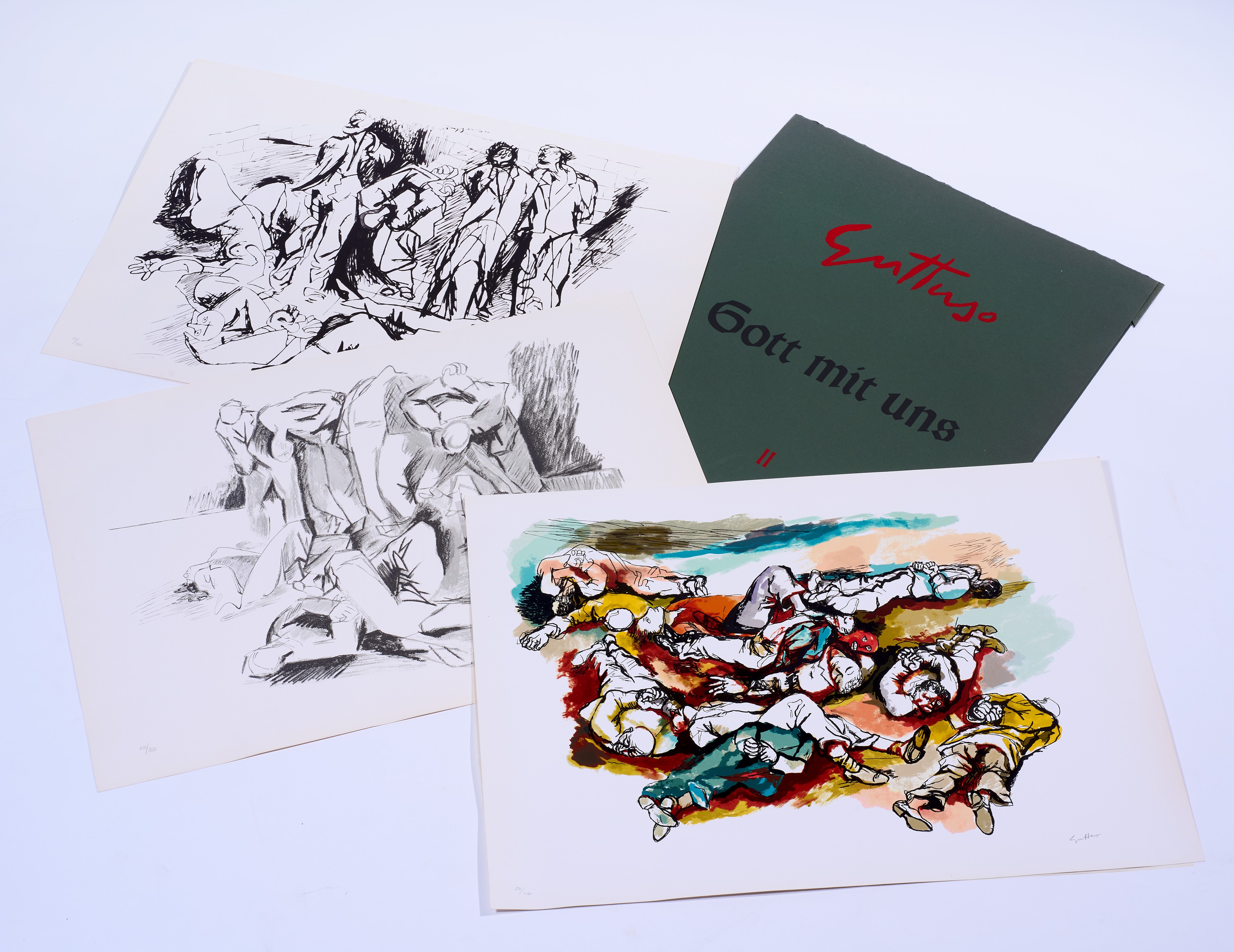 Cartella di otto grafiche