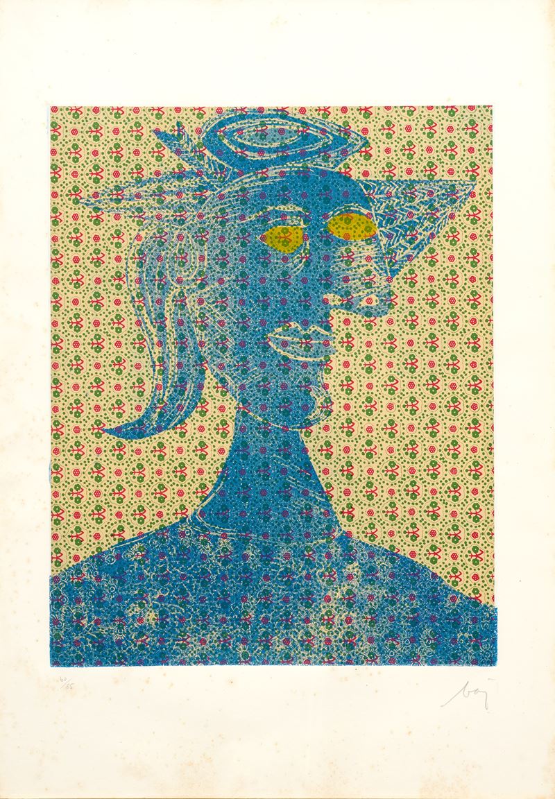Enrico Baj - Blue Period